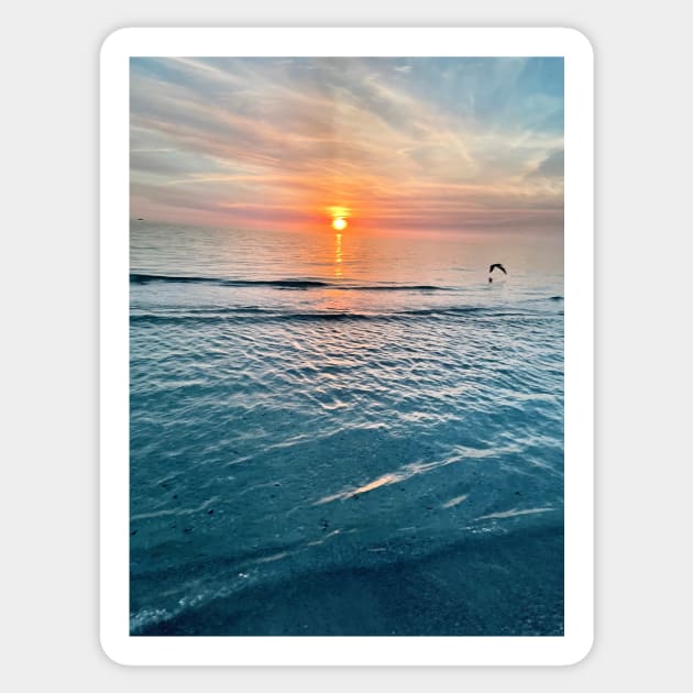 Sunset Marco Island #2 Sticker by cbernstein